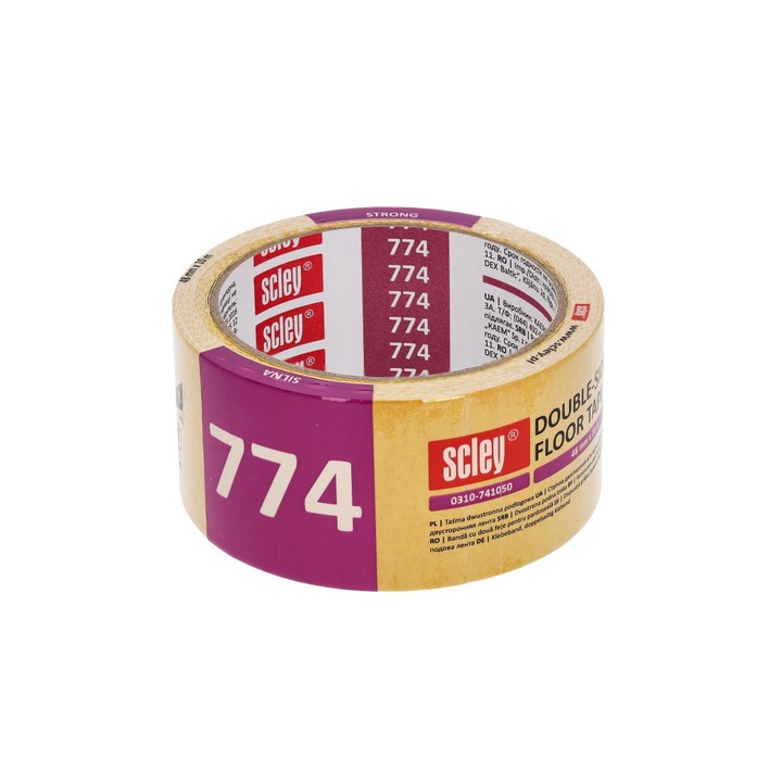 Banda dublu adeziva Scley 50mm x 10m
