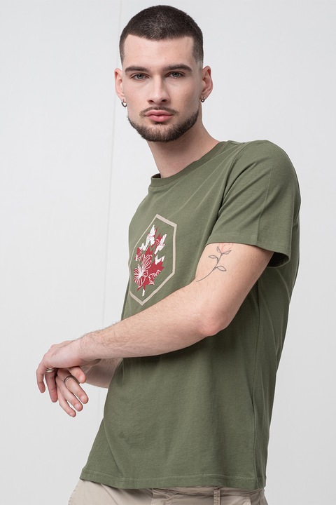 Lumberjack, Mintás póló, Páfrányzöld