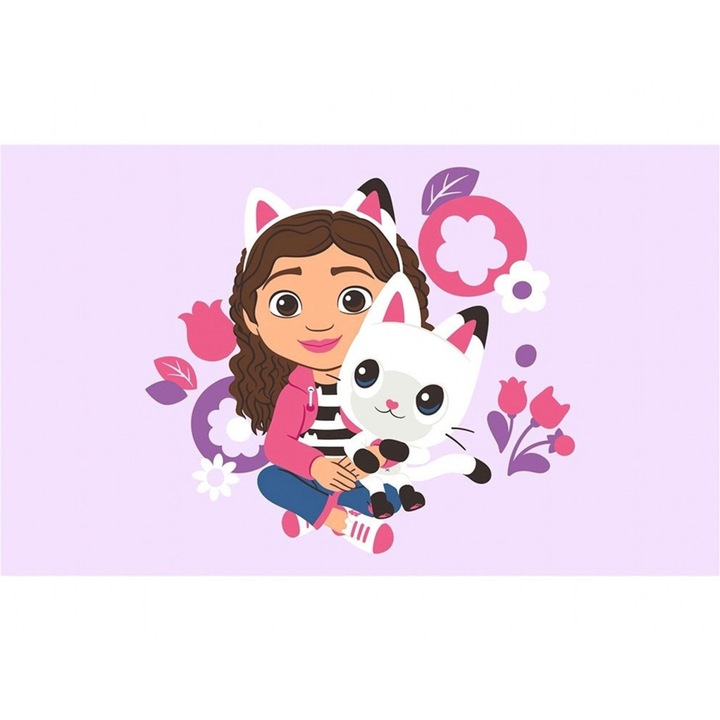 Къщичка за кукли на Габи - Цветя - кърпа за ръце, кърпа за лице, кърпа 30x50 см