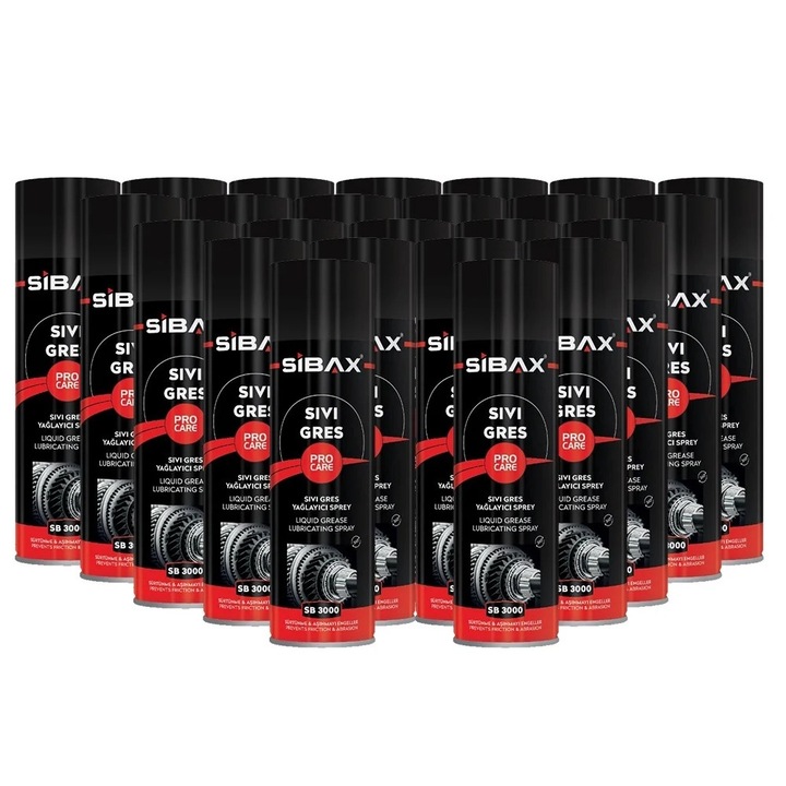 Set 24 vaselina spray, 500ml, ProCare SB3000, 24 buc