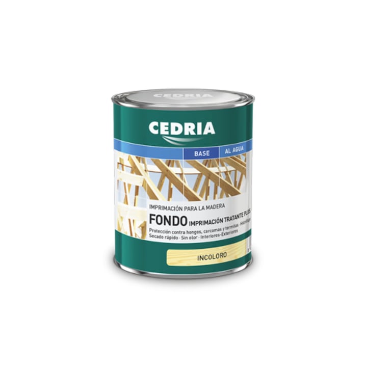 Grund pentru lemn anticarie antimucegai, Cedria Fondo, 750ml