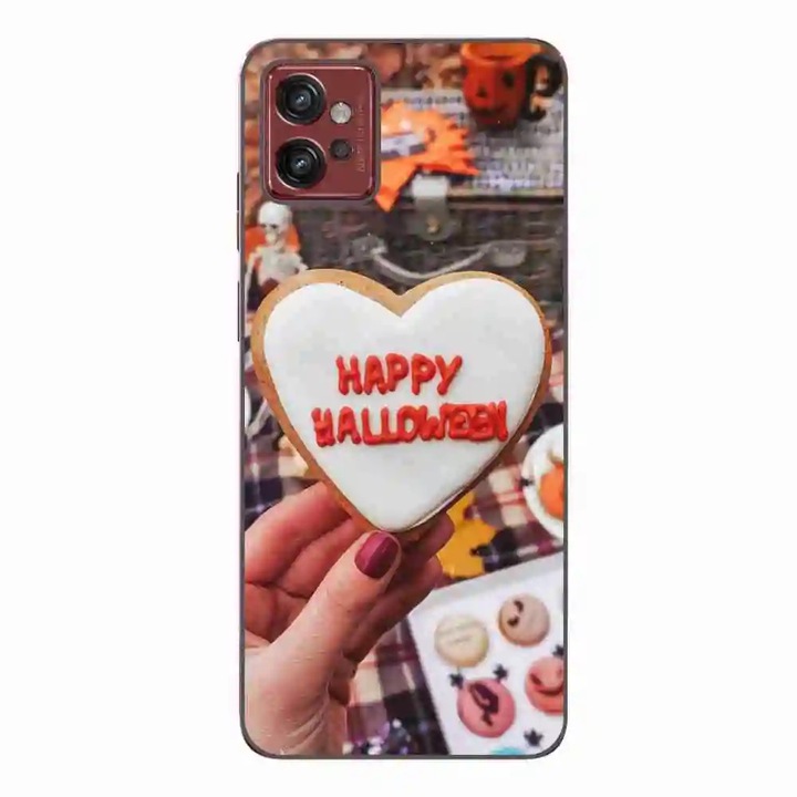 Husa compatibila cu Motorola Moto G32 Silicon Gel Tpu Model Happy Halloween Cookies