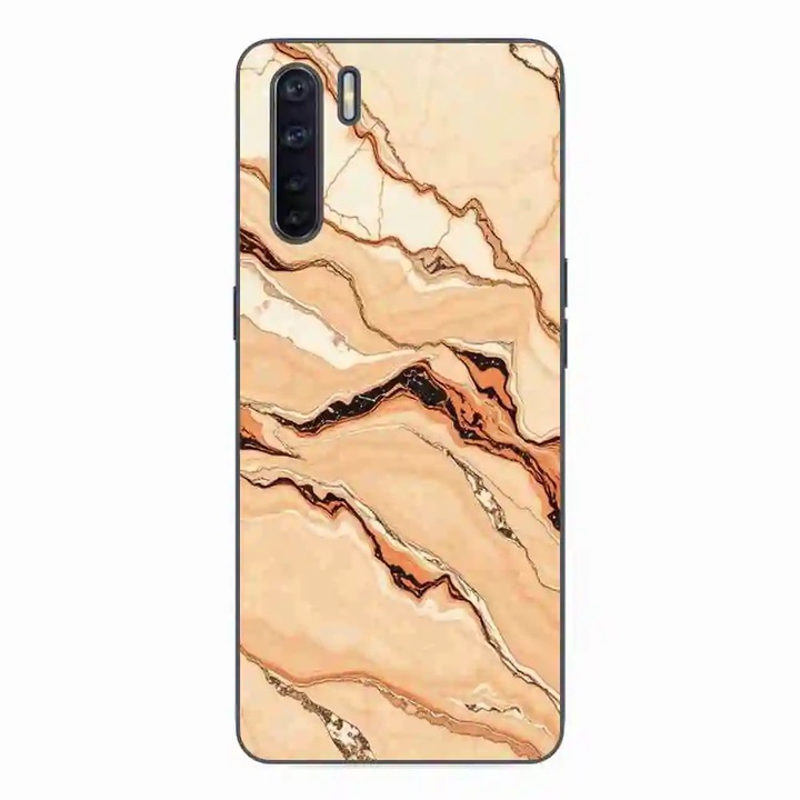 Husa compatibila cu Oppo A91 Silicon Gel Tpu Model Desert Stone Marble