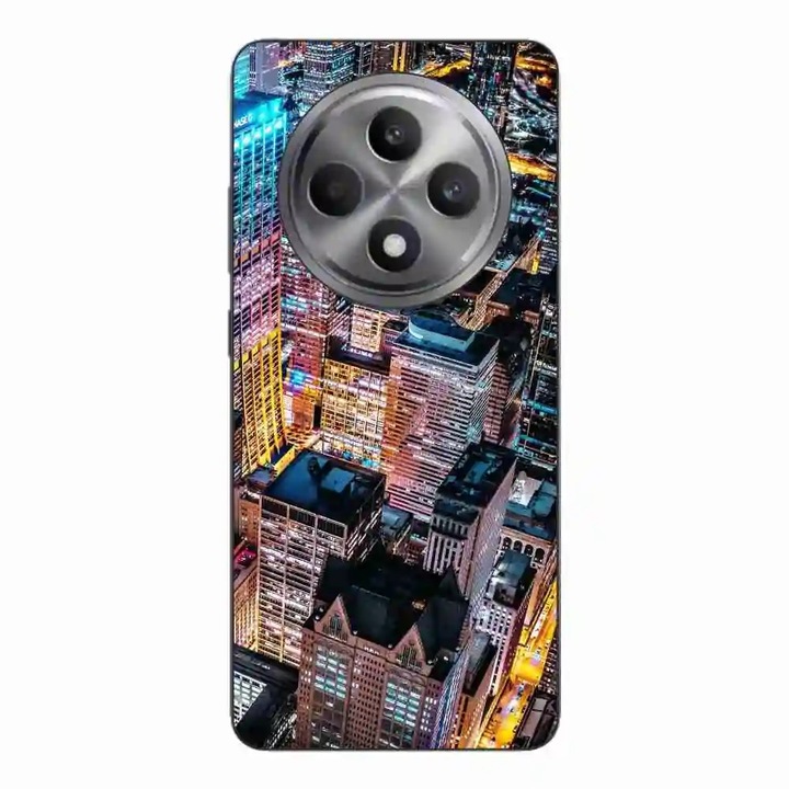 Кейс съвместим с Oppo Reno12 FS Silicone Gel Tpu Модел Night City