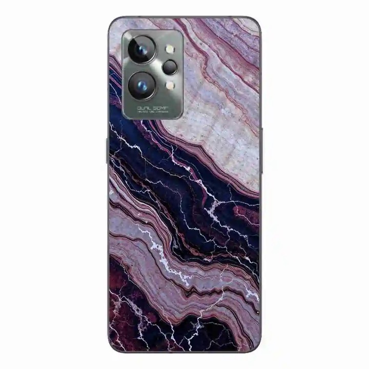Husa compatibila cu Realme GT2 Pro Silicon Gel Tpu Model Amethyst Sand Marble