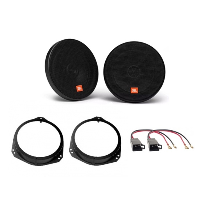 Аудио пакет Opel Astra G, високоговорители JBL Stage2 624 240W 16,5 см, адаптерни пръстени, адаптерни щепсели