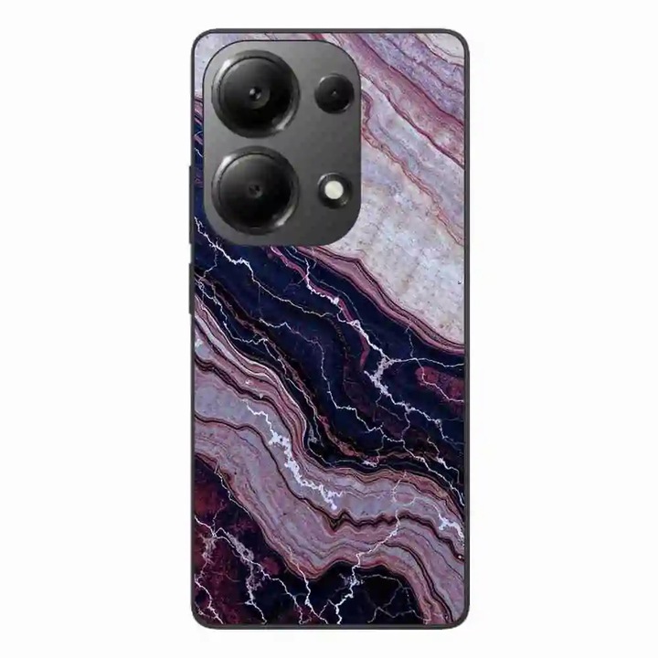 Husa compatibila cu Xiaomi Redmi Note 13 Pro 4G Silicon Gel Tpu Model Amethyst Sand Marble