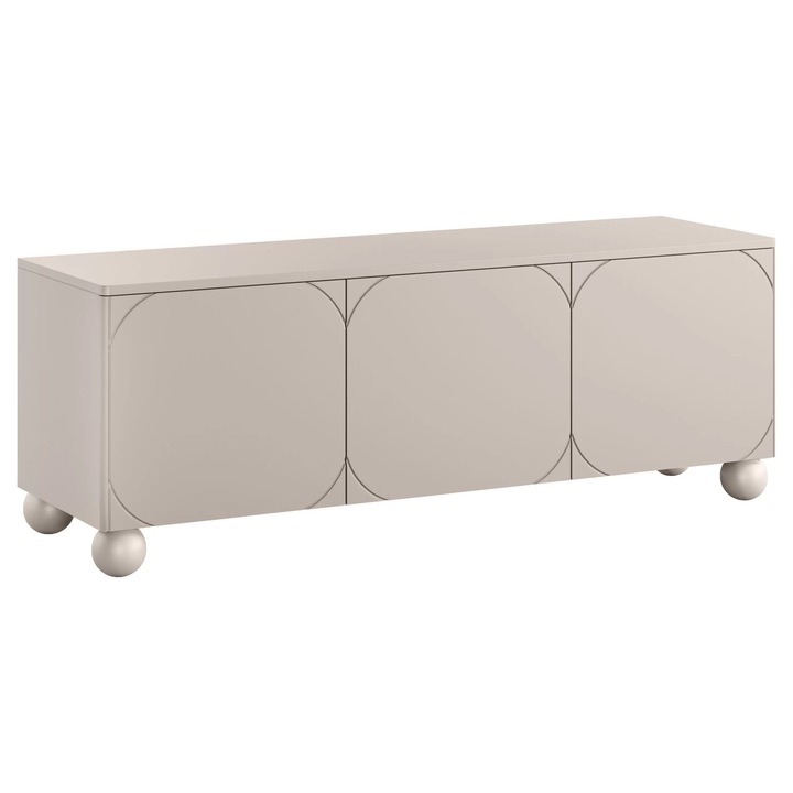 Comoda, Bogart, Sonatia II, Dulap RTV, 150 x 57 cm x 45 cm, Cu 3 usi, Cu 3 rafturi, Laminat, MDF, casmir