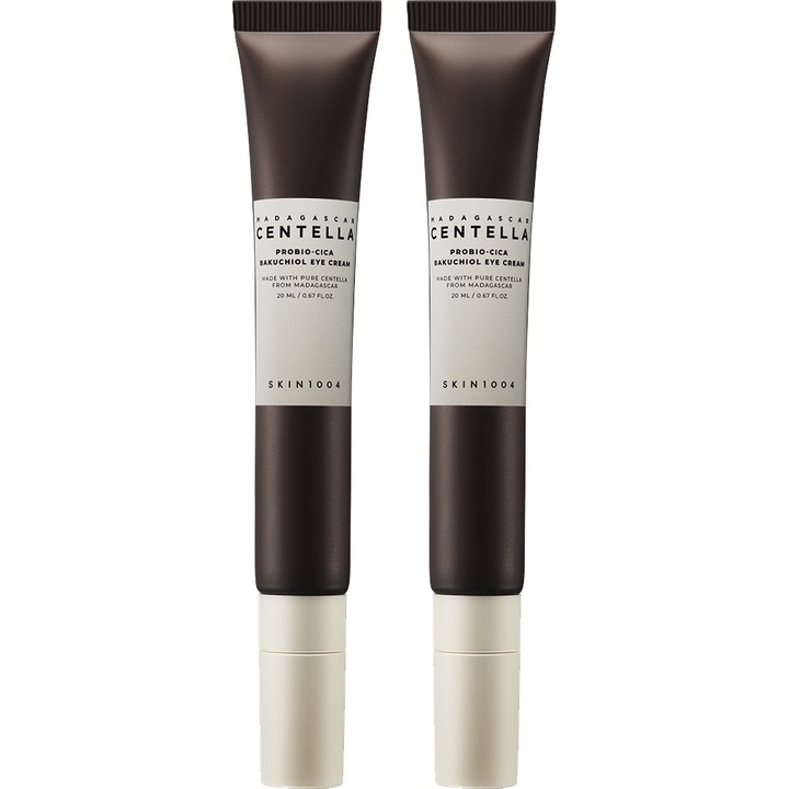 Crema de ochi cu Bakuchiol si Centella Asiatica, SKIN1004, Madagascar Centella Probio-Cica, 2 x 30 ml