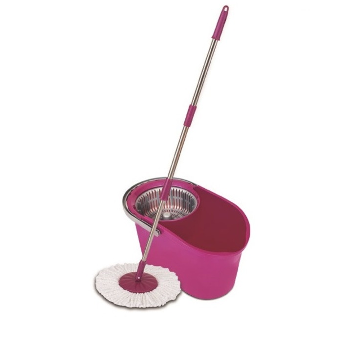 Set mop rotativ 360 grade, SMART, 15 litri