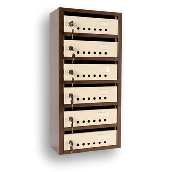 Cutie postala colectiva Modul 6 (300x150x620mm) Cutie postala colectiva Modul 6 (300x150x620mm)