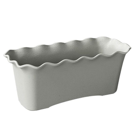 Jardiniera flori PREMIUM 41x18,7x16cm culoare gri