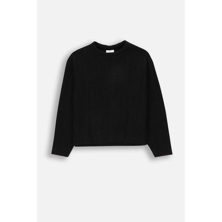 Hanorac Coccodrillo, antrenament, negru, poliester, pentru fete