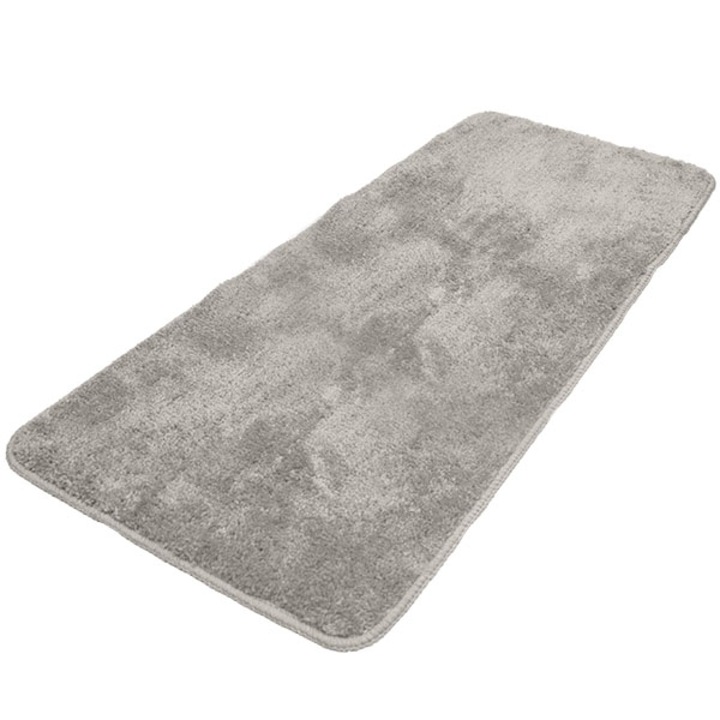 Covor baie, FRANDIS, 50x120 cm, 1400g/mp, absorbant, antiderapant, bej nisip, microfibra