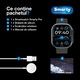 Ceas smartwatch Smarty® Microwear Ultra 3Gen, 2.2" IPS Touch, ECG, NFC, Insula dinamica, Notificari Apel si Retele Sociale, Oximetru SpO2, Ritm Cardiac, Termometru, Monitorizare somn, Incarcare Wireless, Moduri multiple Sport, Protectie apa IP68, Black