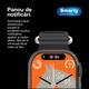 Ceas Smartwatch Smarty® Microwear Ultra3 Pro (2025) v2, Display 2.2" IPS Touch, ECG, NFC, Apeluri si Notificari, SpO2, Puls, Termometru, Somn, Ritm Cardiac, Incarcare Wireless, Sport, IP68, Gri