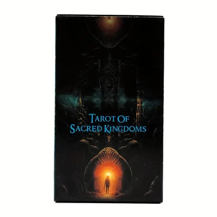 Таро карти, Sacred Kingdoms, Earth Moon Magick, 2023, 78 графични карти, 103 x 60 mm