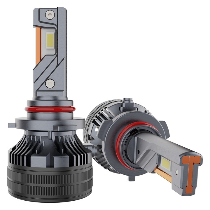 Комплект от 2 LED автоматични крушки 360° Light T80 HB3 9005, 170W, 20000 Lumens, Osram Chip, 6000k, Plug&Play, Extreme Light