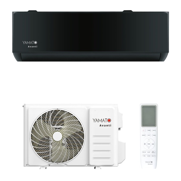 Aparat de aer conditionat Yamato Avanti YW09T3B Inverter 9000 BTU Black