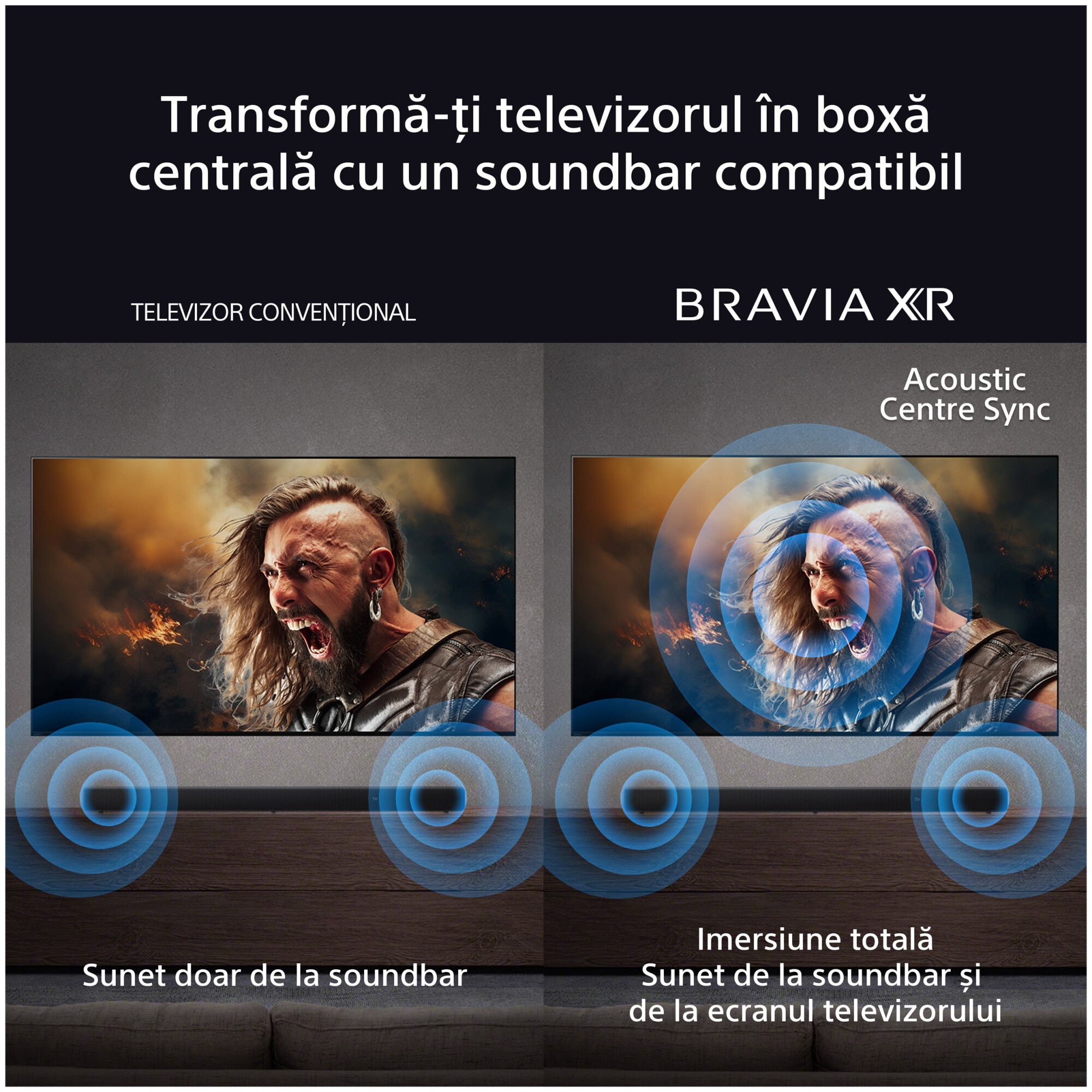 Televizor Sony BRAVIA 9 QLED XR l Mini LED 65XR90, 164 cm, Smart Google TV, 4K Ultra HD, 100 Hz, Clasa E