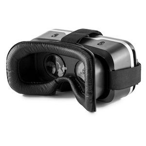 Ochelari Realitate Virtuala, VR, pentru Smartphone, Experienta 3D Imersiva Jocuri, Filme, Realitate Augmentata, Compatibile iPhone, Android, Windows, Reglaj de Focus, Design Ergonomic, Lentile Sferice Calitate Superioara de 42mm, Confort Sporit, Negru