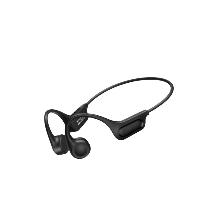 Casti fara fir, Bluetooth 5.4, conductie osoasa, calitate a sunetului HIFI, anulare inteligenta a zgomotului, sunet stereo bilateral, microfon incorporat, confortabil de purtat, durata lunga de viata a bateriei, negru