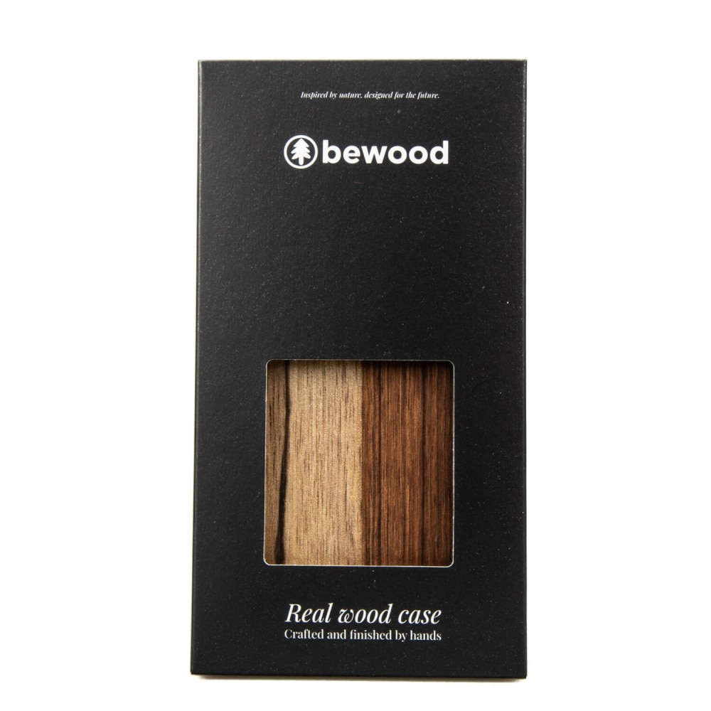 Husa telefon Bewood din lemn pentru Google Pixel 9/9 Pro, mango, 100% protectie, usoara