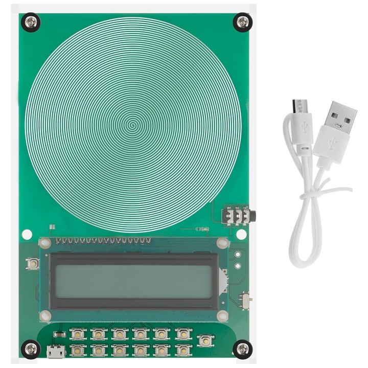 Frekvenciagenerátor, Schumann 7.83 Hz, AVA, kompakt, 15 x 10 x 1.5 cm