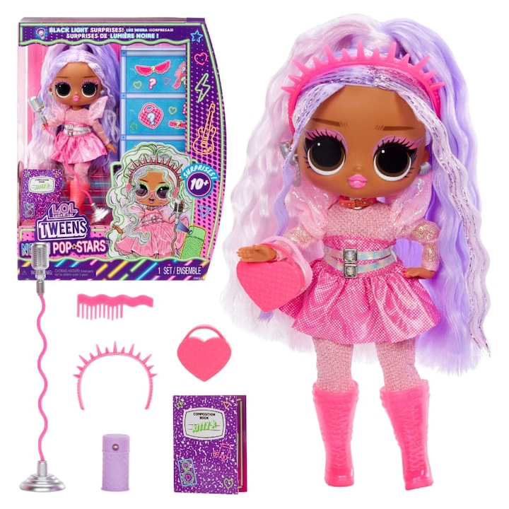 ΠΡΠΊΠ»Π° Kitty K Neon Pop Stars, LOL, Tweens Surprise, UV ΡΠ²Π΅ΡΠ»ΠΈΠ½Π°, ΠΌΠ½ΠΎΠ³ΠΎΡΠ²Π΅ΡΠ½Π°