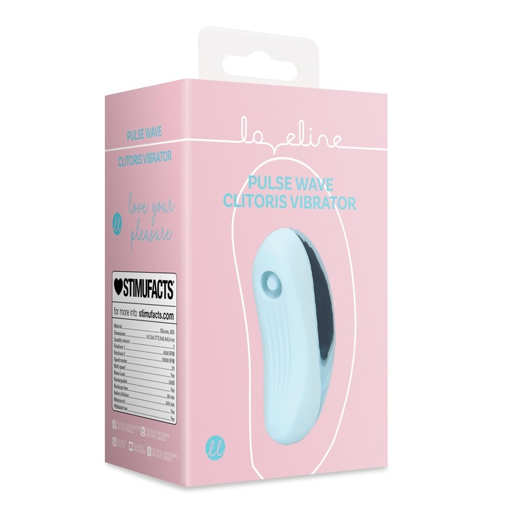 Boss series, Pulse Wave Clitoral Vibrator Kék