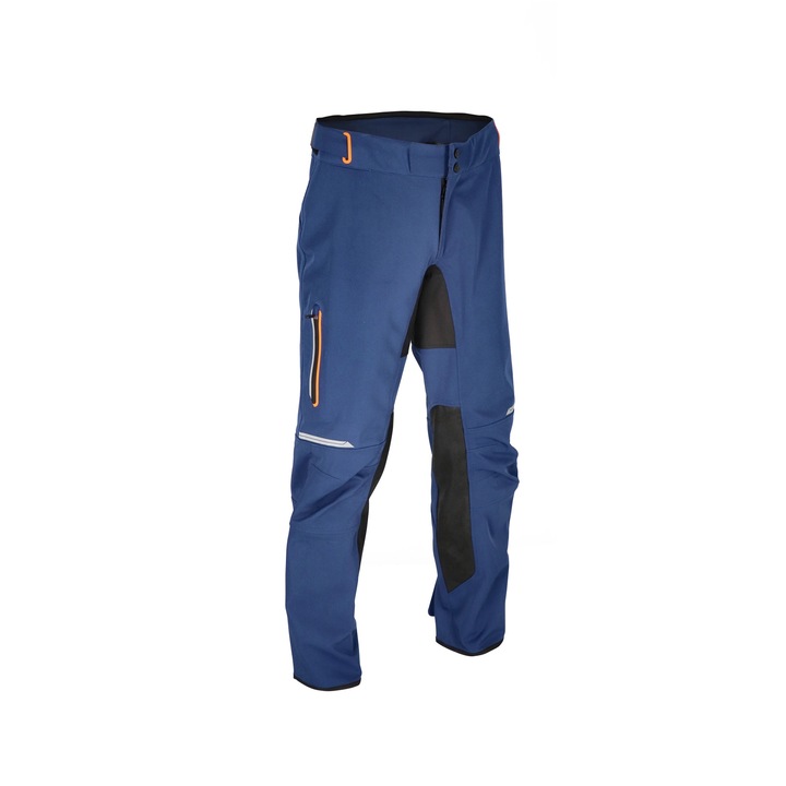 Pantaloni Enduro X-Duro W-Proof Baggy, Albastru Portocaliu