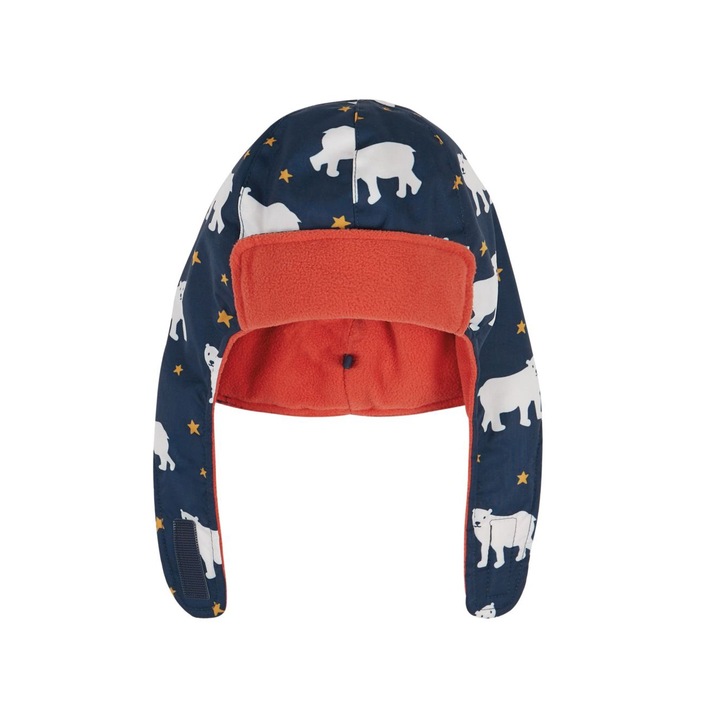 Шапка за изследовател "полярна мечка", рециклирани влакна, многоцветна