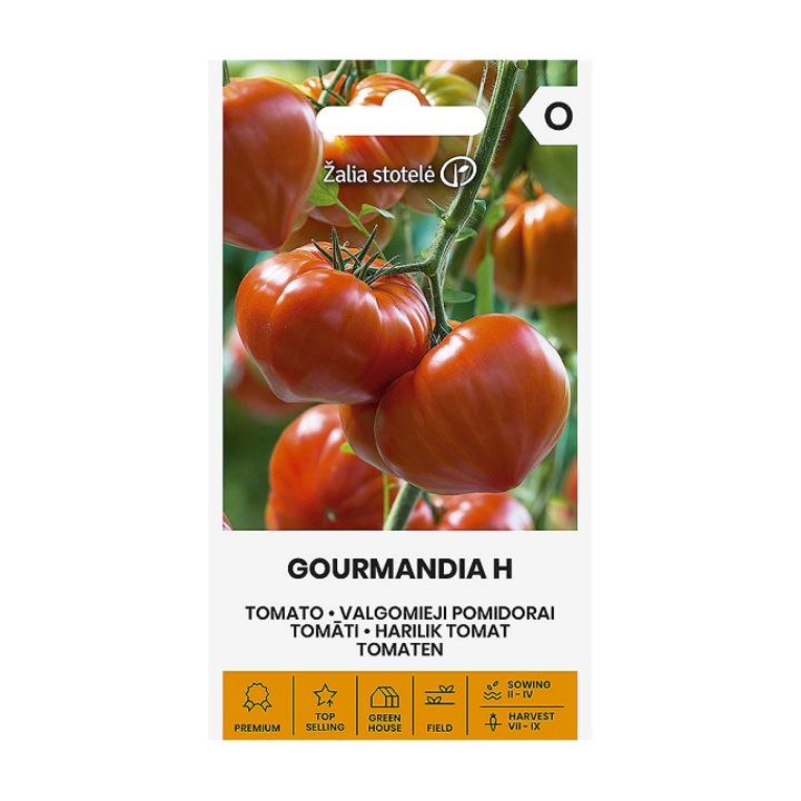 Seminte, Tomate Gourmandia H, Žalia Stotelė, plic, 7 buc