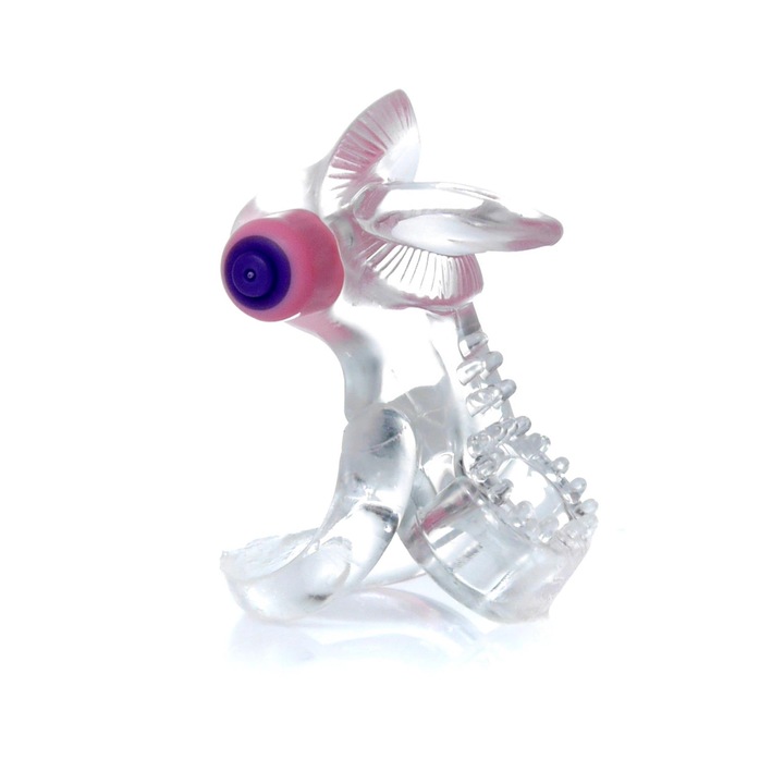 Boss Series péniszgyűrű, vibráló pénisz és heregyűrű, nyelv alakú stimulátorral hatékonyan növelheti az erekciót