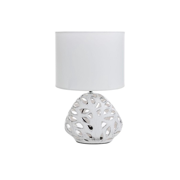 Lampa de masa, Eurofirany, Alb 25x16x40 cm