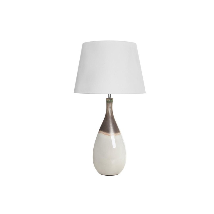 Lampa de masa, Eurofirany, Crem/bej 28x28x73 cm