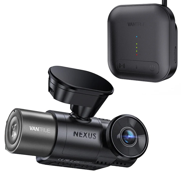 Vantrue Nexus 2X предна-задна двойна камера за кола Пакет 2.7K + 1080P + LTE модул