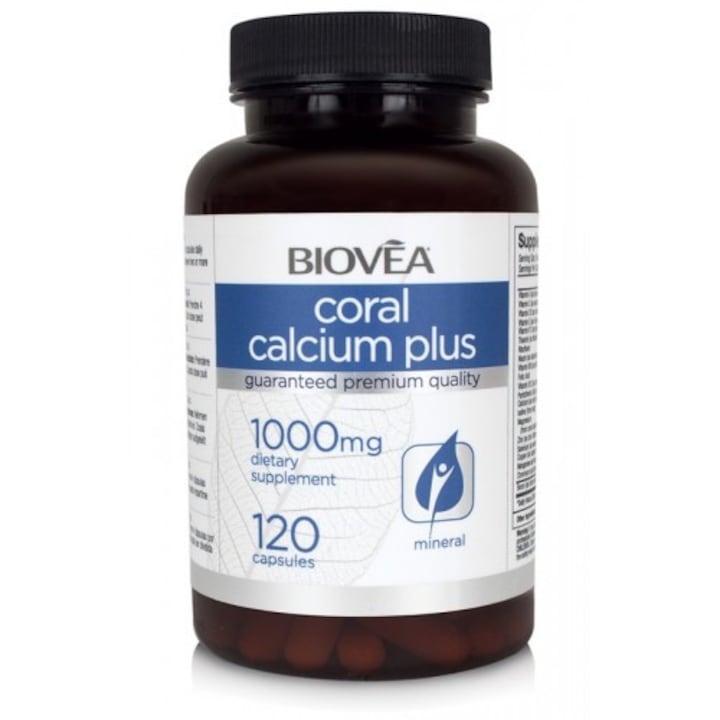 Biovea Coral Calcium Plus 1000mg - Коралов Калций 120 caps