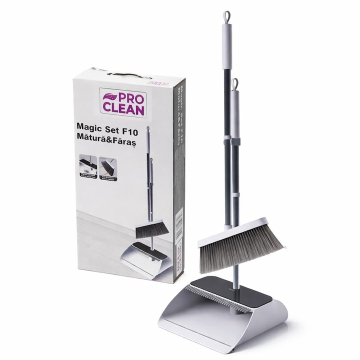 Set matura si faras Pro Clean F10 cu pieptene retractabil si perii rezistenti