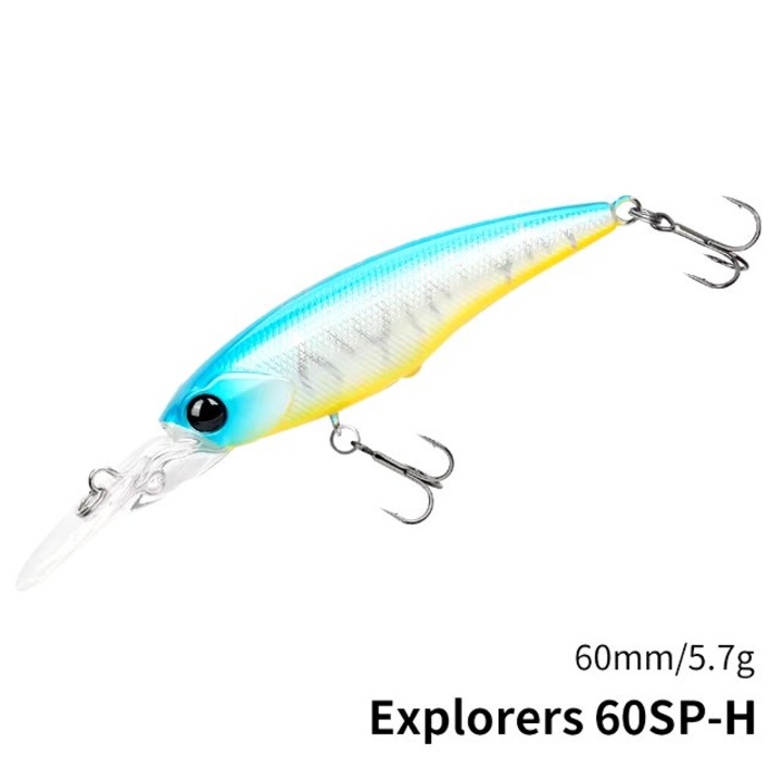 Tsurinoya DW118 Explorers felfüggesztett Minnow 60SP 6cm 5,7g H csali