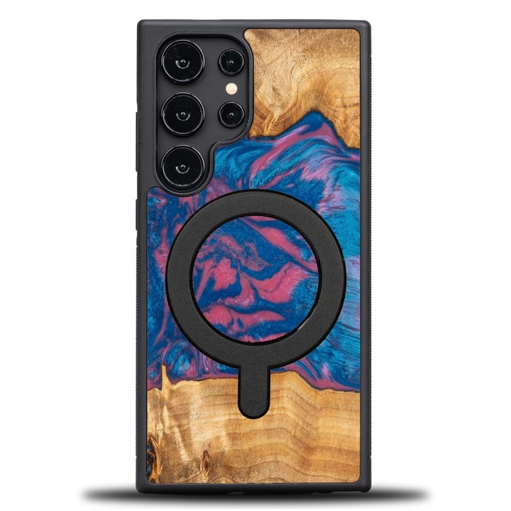 Калъф, Bewood Unique за Samsung Galaxy S25 Ultra, Неони Вегас Magnet