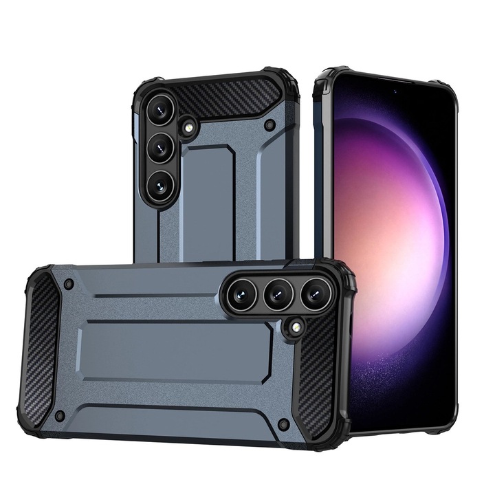 Robusztus hibrid páncéltok, amely kompatibilis a Samsung Galaxy A16 4G / A16 5G Blue telefonnal