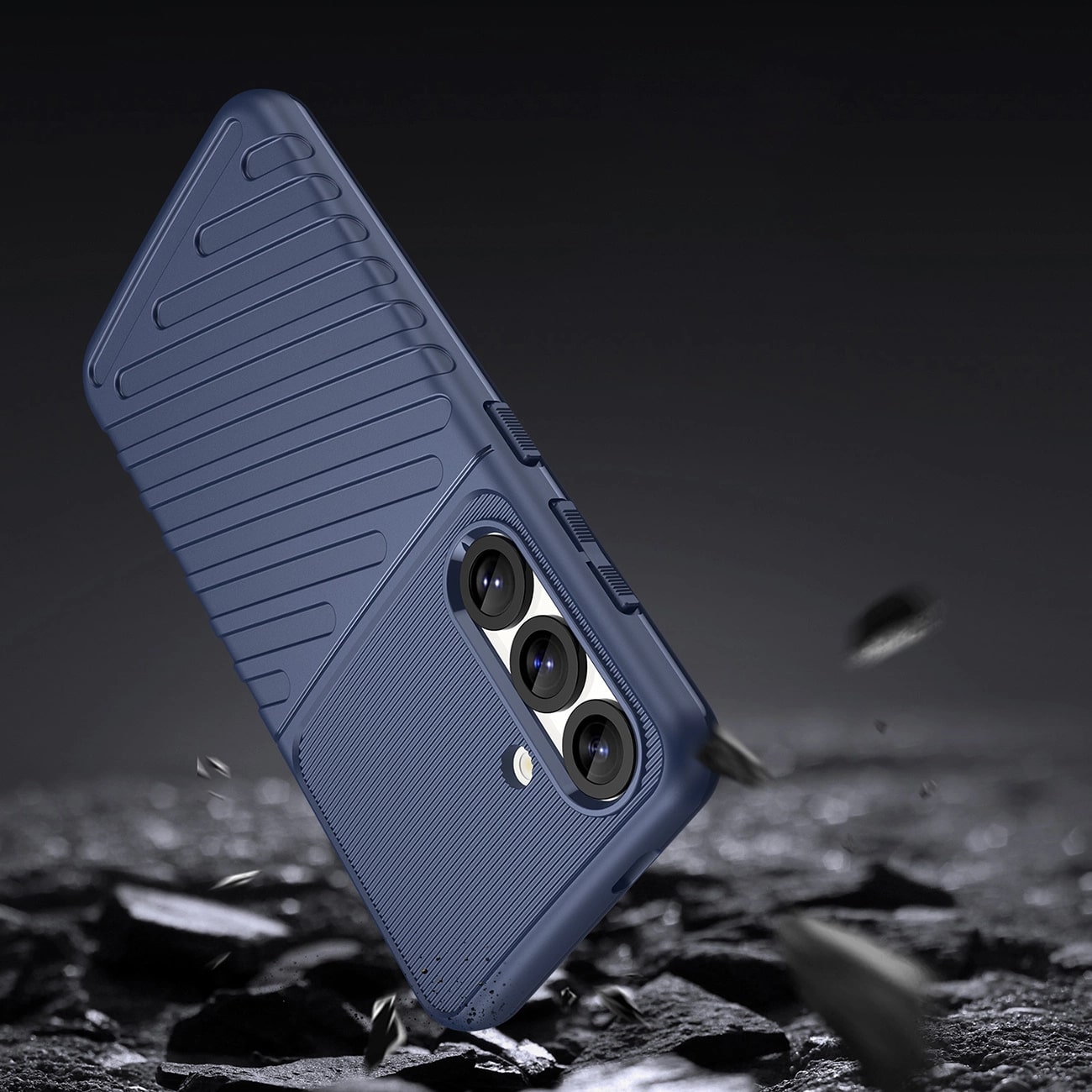 Carcasa Thunder Flexible compatibila cu Samsung Galaxy S25 Blue