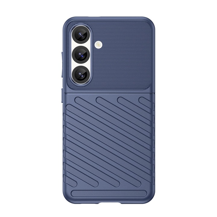 Carcasa Thunder Flexible compatibila cu Samsung Galaxy S25 Blue