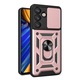 Carcasa Hybrid Armor CamShield compatibila cu Samsung Galaxy S25 Pink