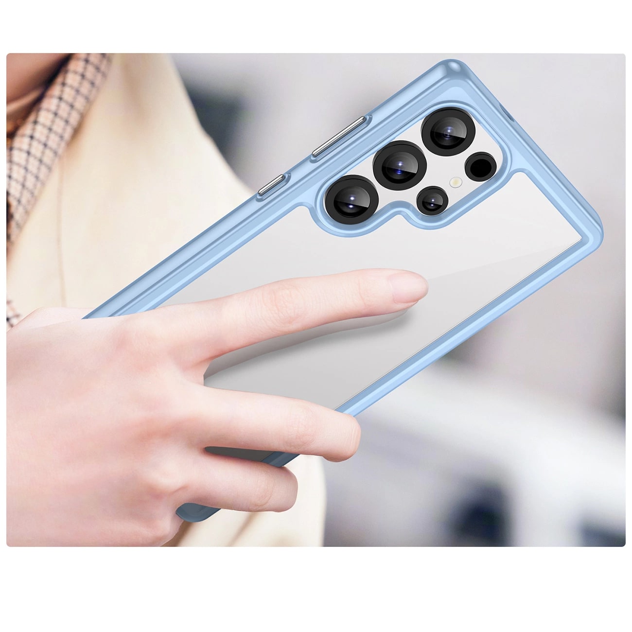 Carcasa Outer Space compatibila cu Samsung Galaxy S25 Ultra Blue