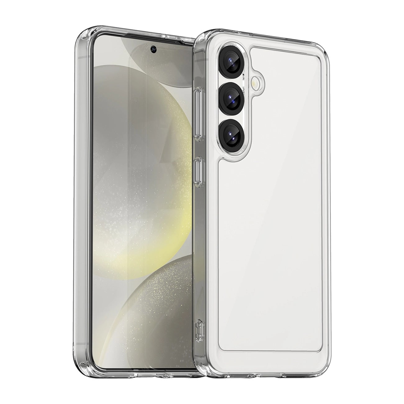 Carcasa Outer Space compatibila cu Samsung Galaxy S25 Transparent