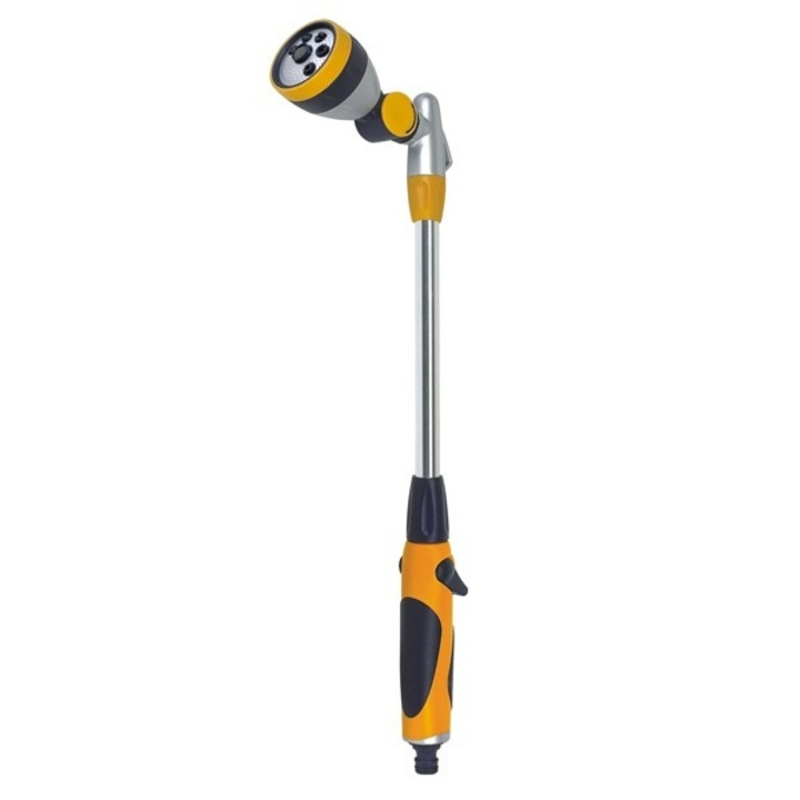 Lance de stropit, PVC, metal, debit reglabil, 7 jeturi stropire, 50 cm