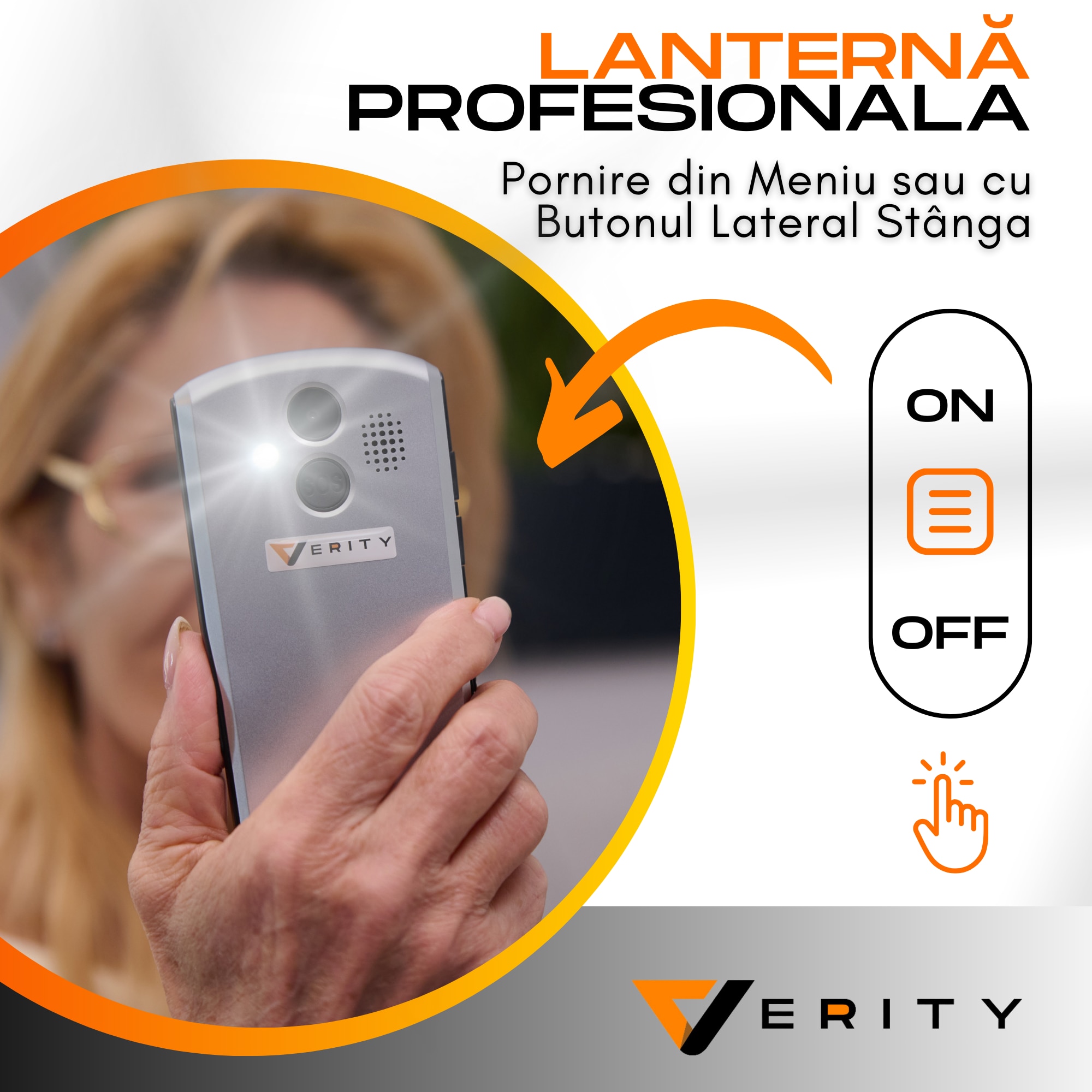 Telefon mobil pentru seniori, cu meniul in limba Romana, Stand pentru incarcare, taste mari, buton SOS, Dual SIM, Retea 4G, Baterie 1800 mAh, Functie Apelare Rapida, Usor de folosit pentru varstnici, pensionari si bunici, Lanterna, Diagonala ecran 6.1 cm