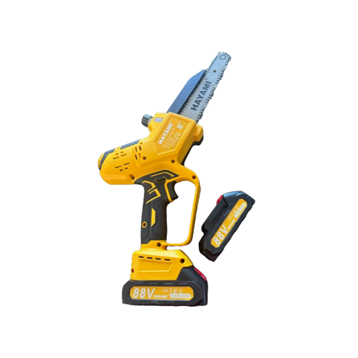 Motofierastrau fara fir de 21 V Hayami de 8 inci cu ulei, 2 baterii - HA-1002